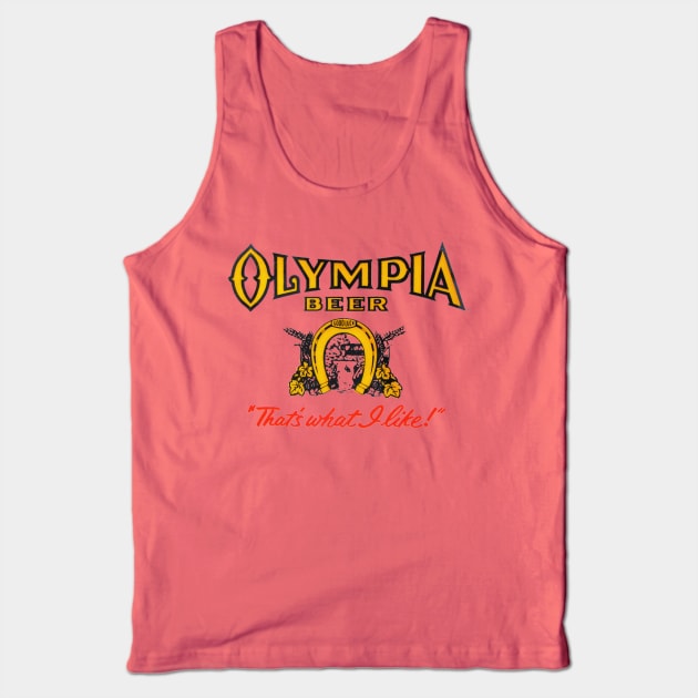 Olympia Beer Tank Top by MindsparkCreative